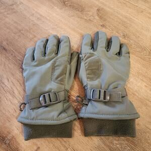 US Military Issue Foliage Green Intermediate Cold Wet Weather Gloves Size Small